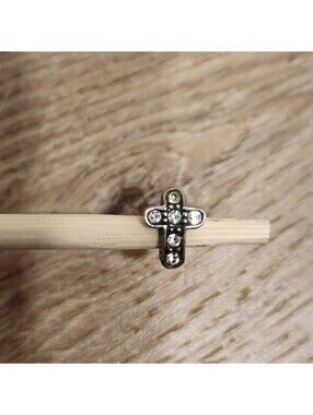 Vintage Michael Anthony Italy MA Sterling Silver 925 European Charm Cross